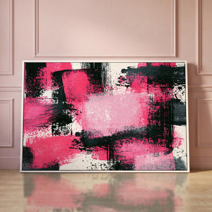 Abstract Brushstroke Canvas Wall Art