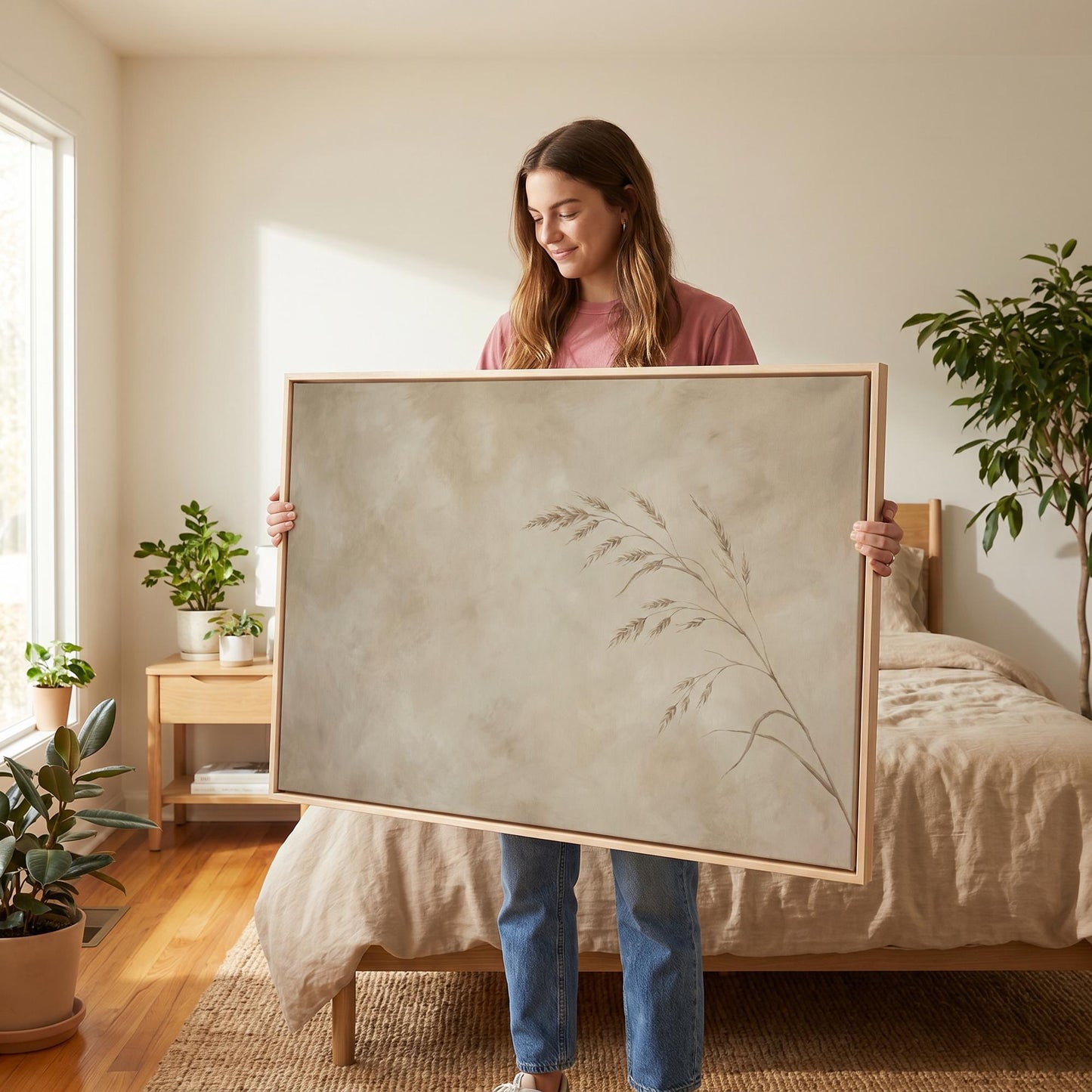 Wheat Grass Canvas Wall Art