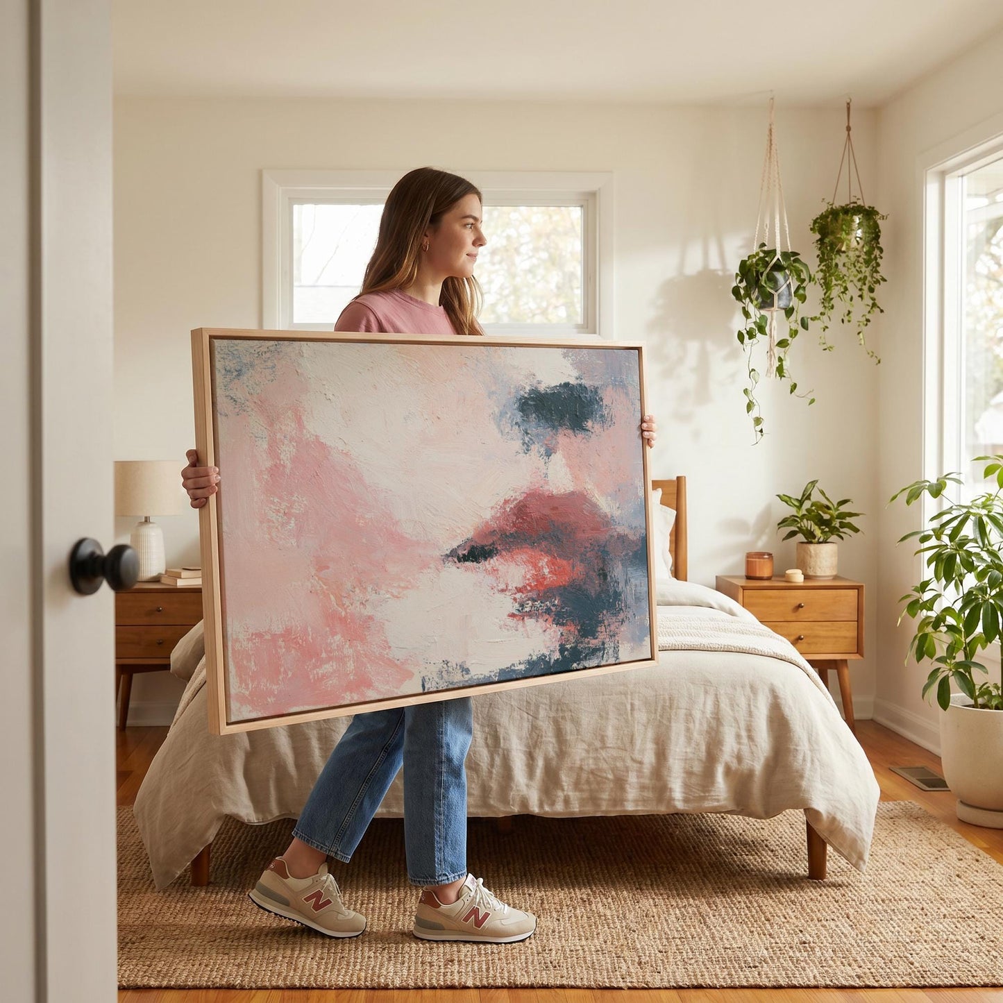 Abstract Face Canvas Wall Art
