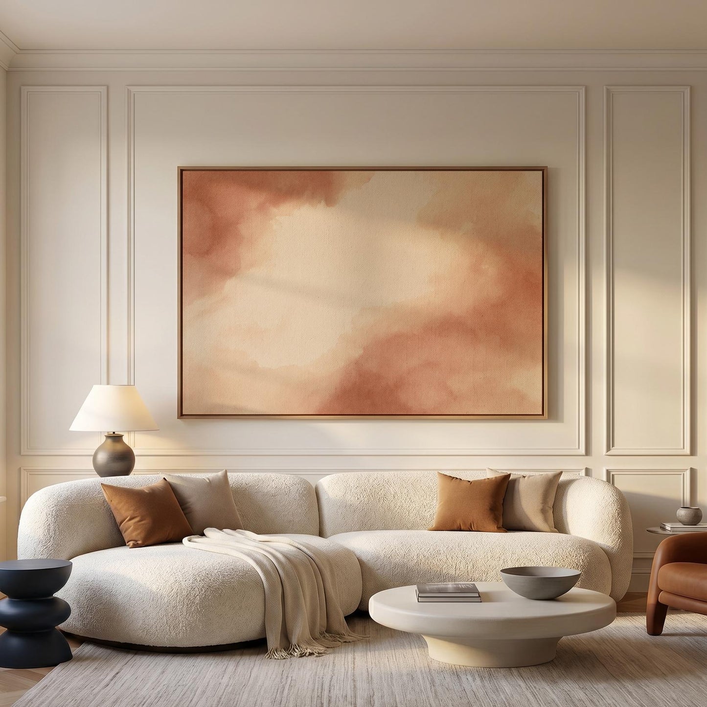 Abstract Watercolor Canvas Wall Art