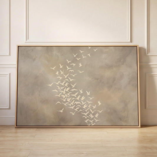 Birds in Flight Canvas Wall Art