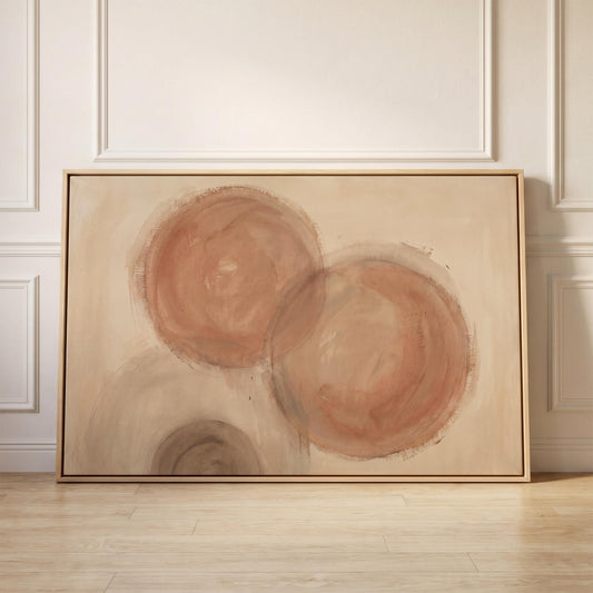 Abstract Circles Canvas Wall Art