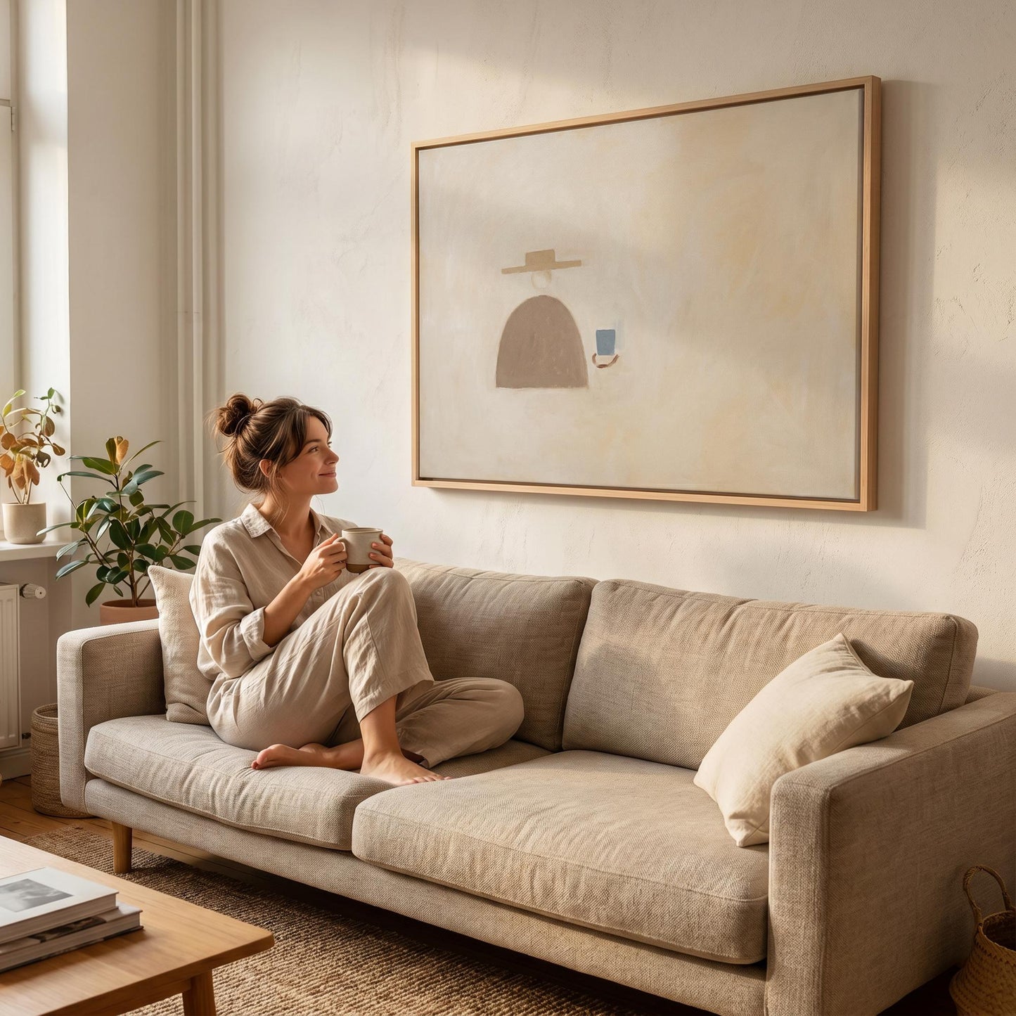 Abstract Figure Canvas Wall Art