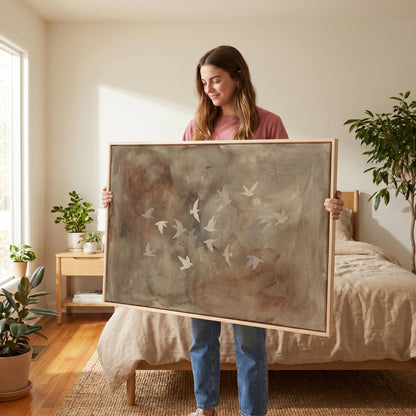 Flying Birds Canvas Wall Art