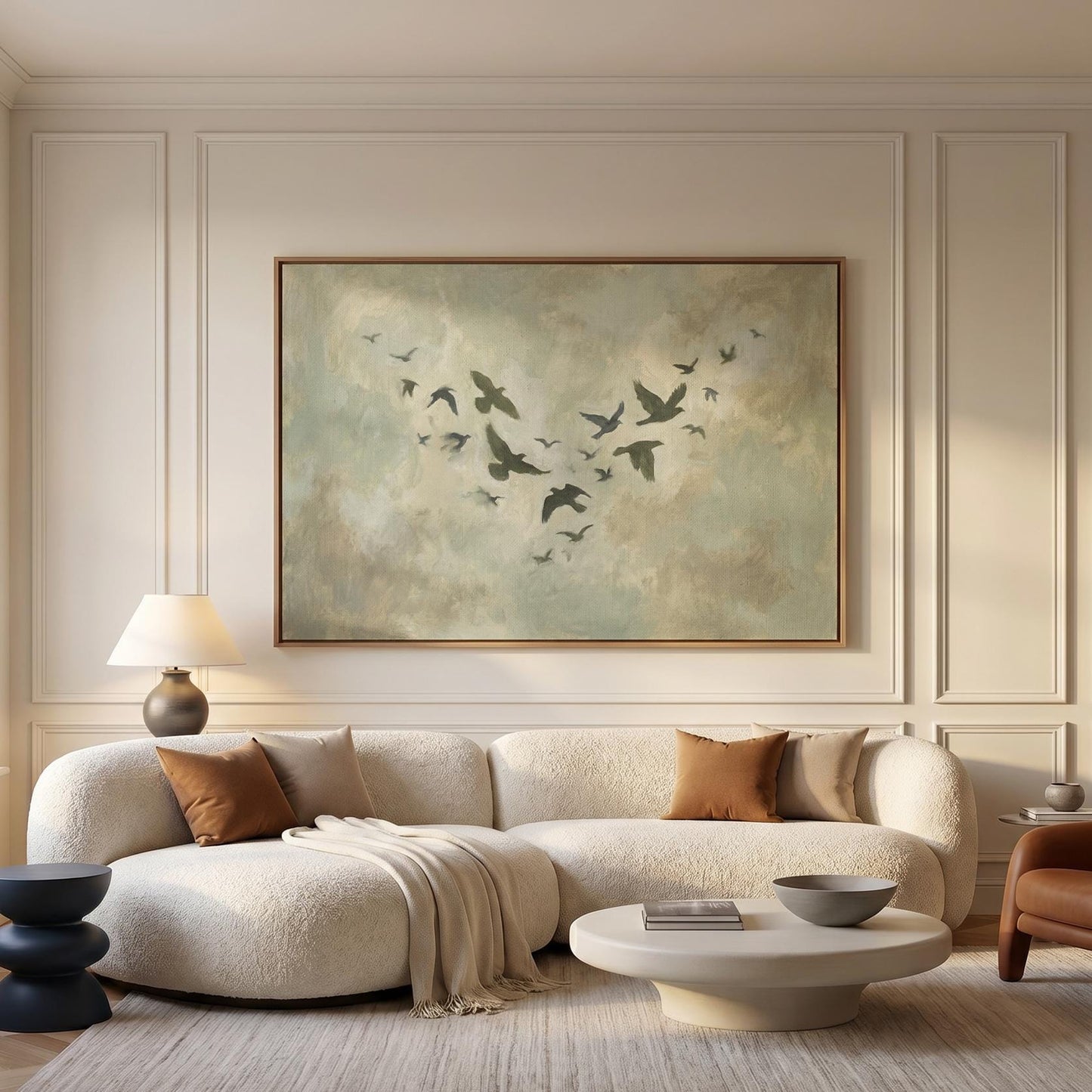 Birds in Flight Canvas Wall Art