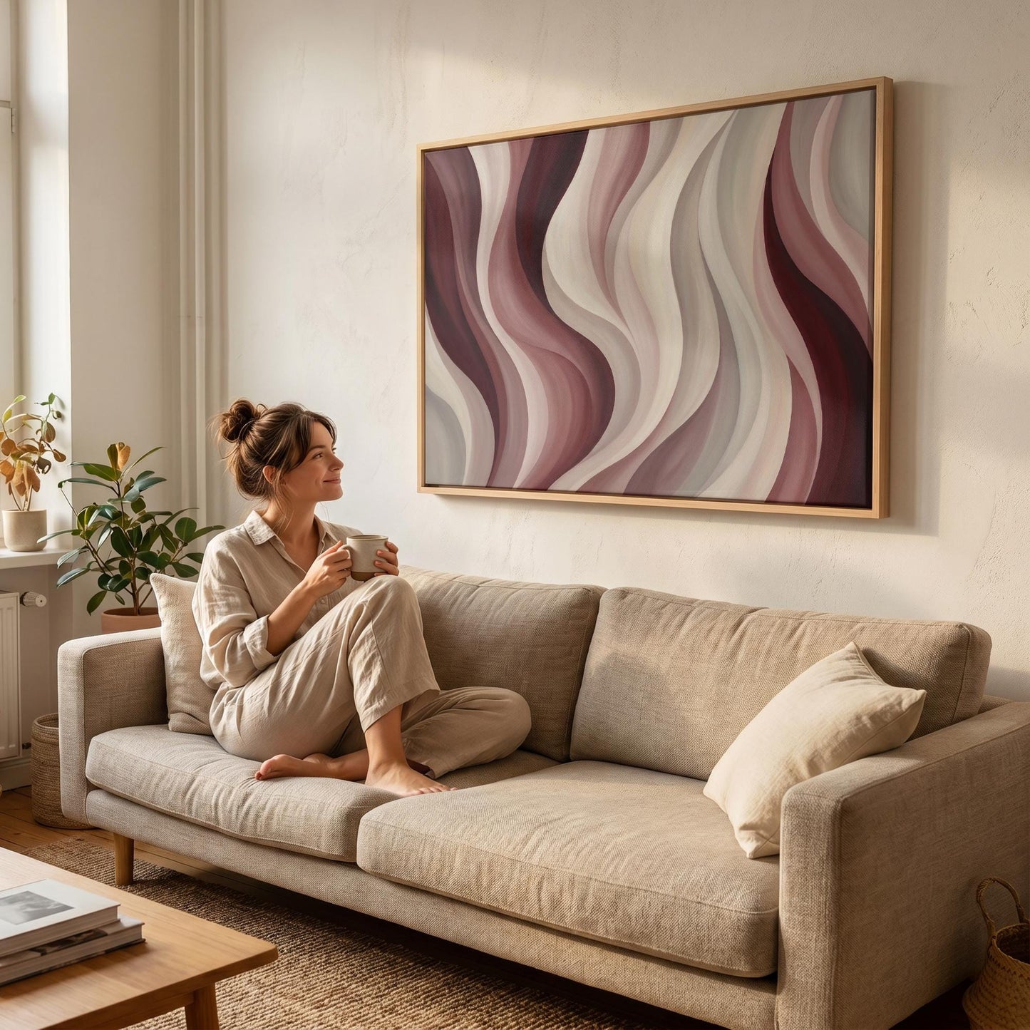 Abstract Wave Canvas Wall Art