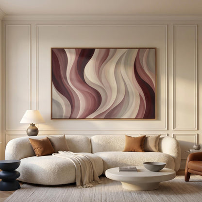 Abstract Wave Canvas Wall Art