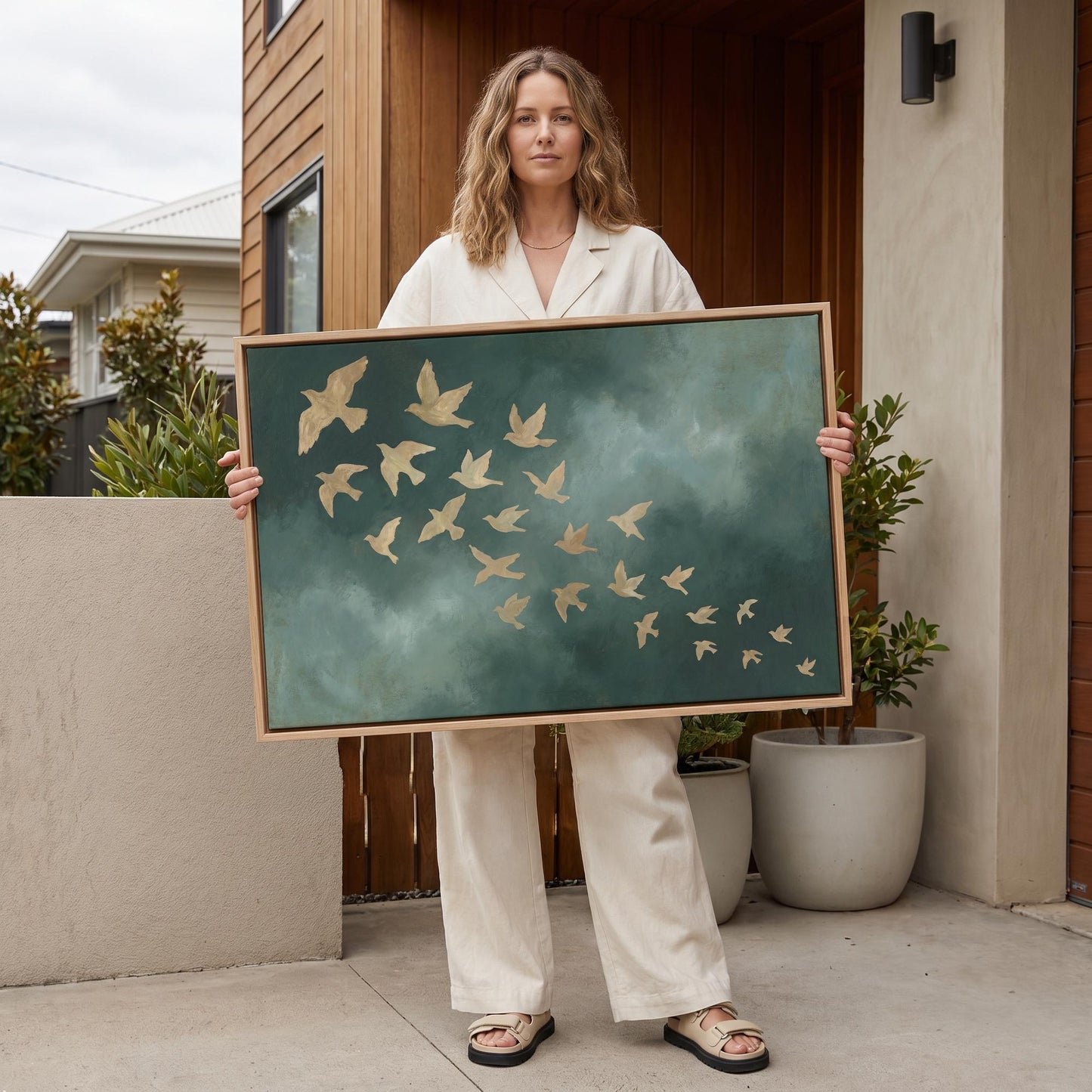Flying Birds Canvas Wall Art