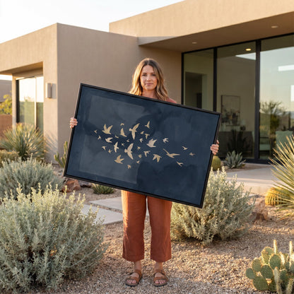 Flying Birds Canvas Wall Art