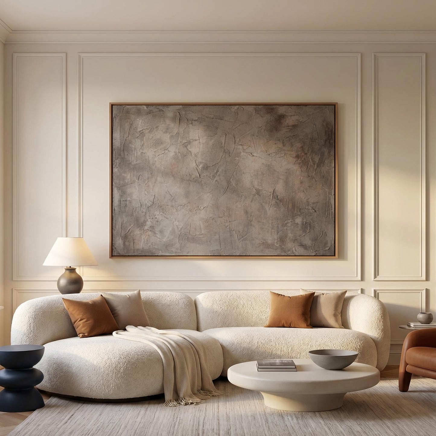 Textured Abstract Canvas Wall Art