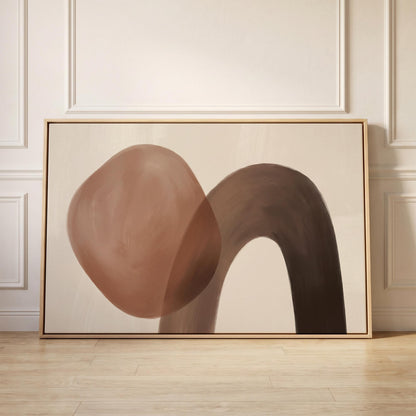 Abstract Organic Shapes Canvas Wall Art