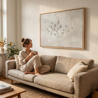 Flying Birds Canvas Wall Art