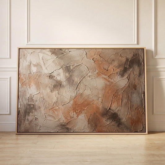 Textured Abstract Canvas Wall Art