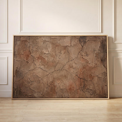 Cracked Earth Canvas Wall Art