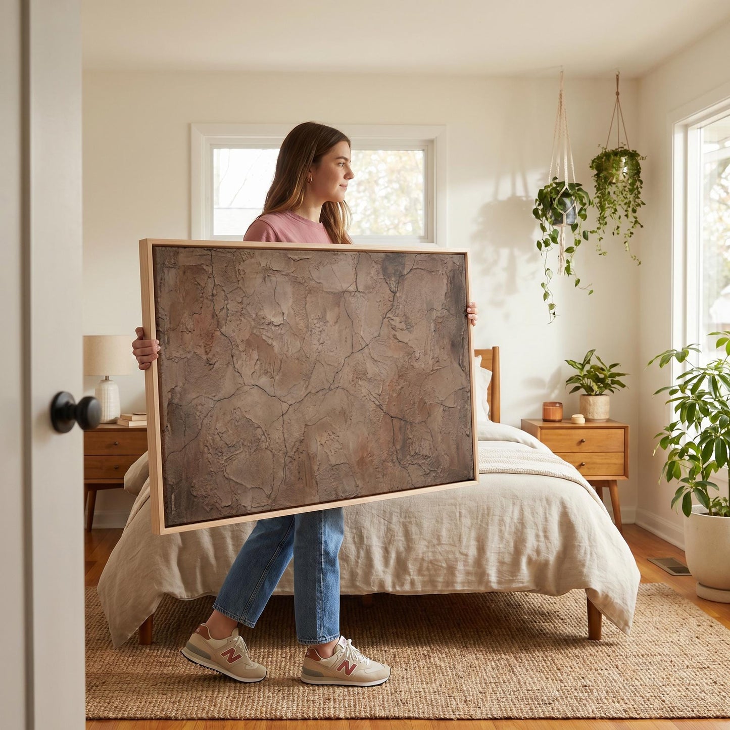 Cracked Earth Canvas Wall Art