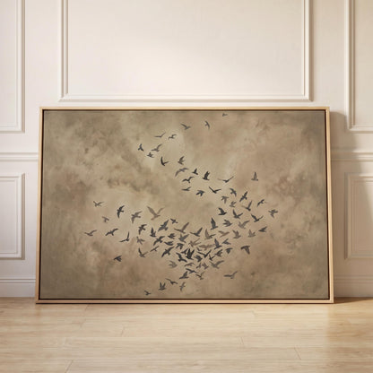 Flock of Birds Canvas Wall Art