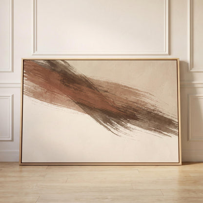 Abstract Brushstroke Canvas Wall Art