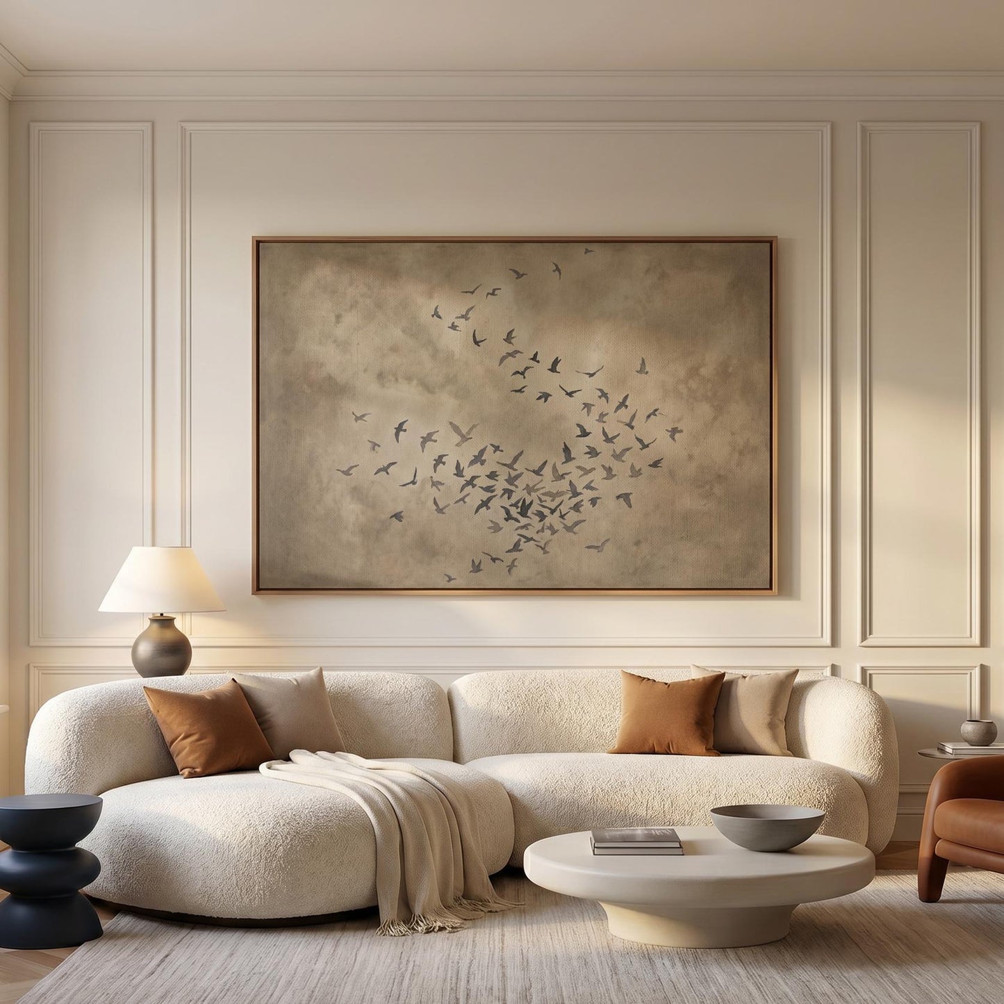 Flock of Birds Canvas Wall Art