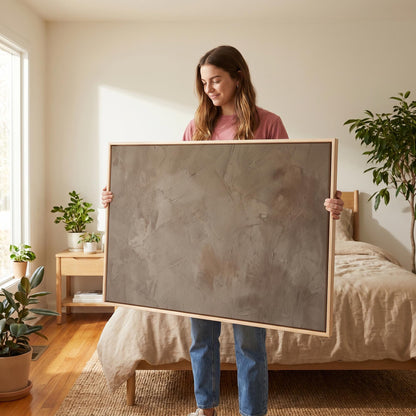 Textured Abstract Canvas Wall Art