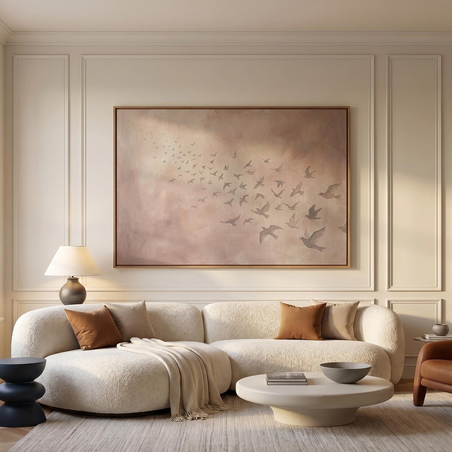 Birds in Flight Canvas Wall Art
