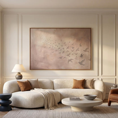Birds in Flight Canvas Wall Art