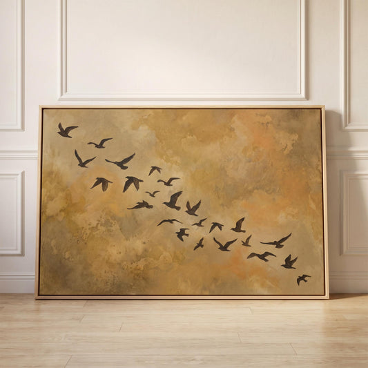 Flying Birds Canvas Wall Art