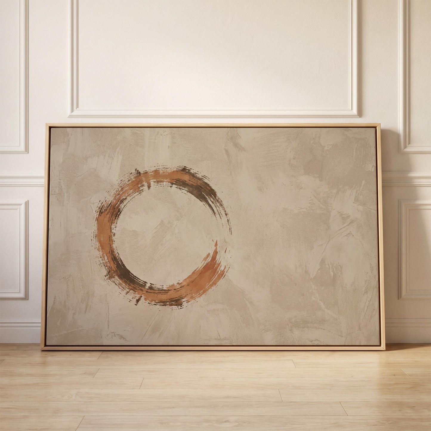 Enso Circle Canvas Wall Art