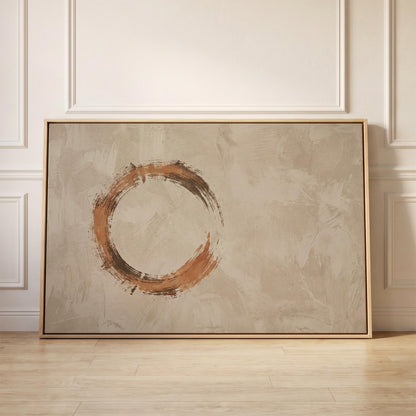 Enso Circle Canvas Wall Art