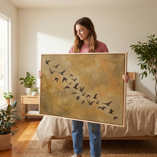 Flying Birds Canvas Wall Art