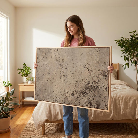 Abstract Stone Texture Canvas Wall Art