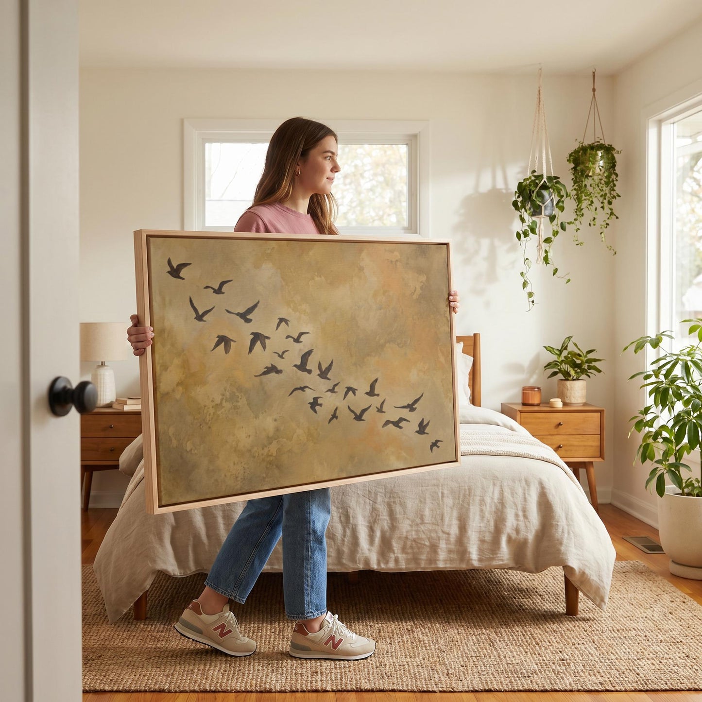 Flying Birds Canvas Wall Art
