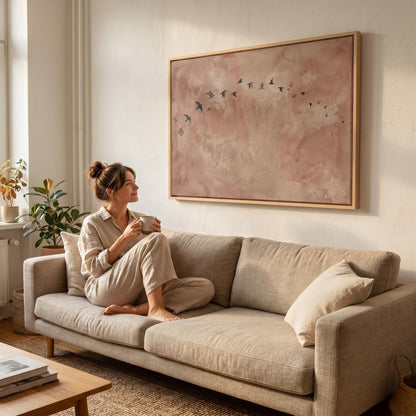 Flying Birds Canvas Wall Art
