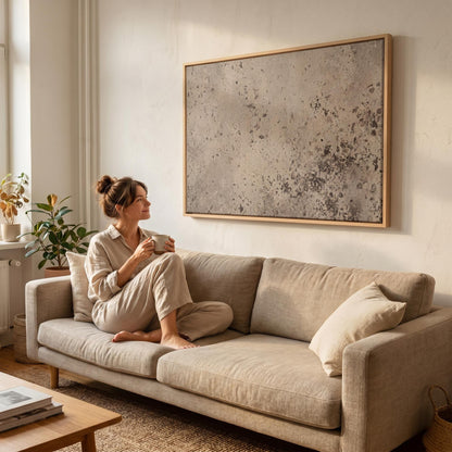 Abstract Stone Texture Canvas Wall Art
