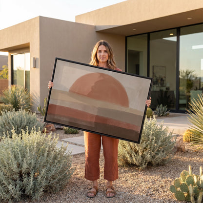 Abstract Sunset Canvas Wall Art