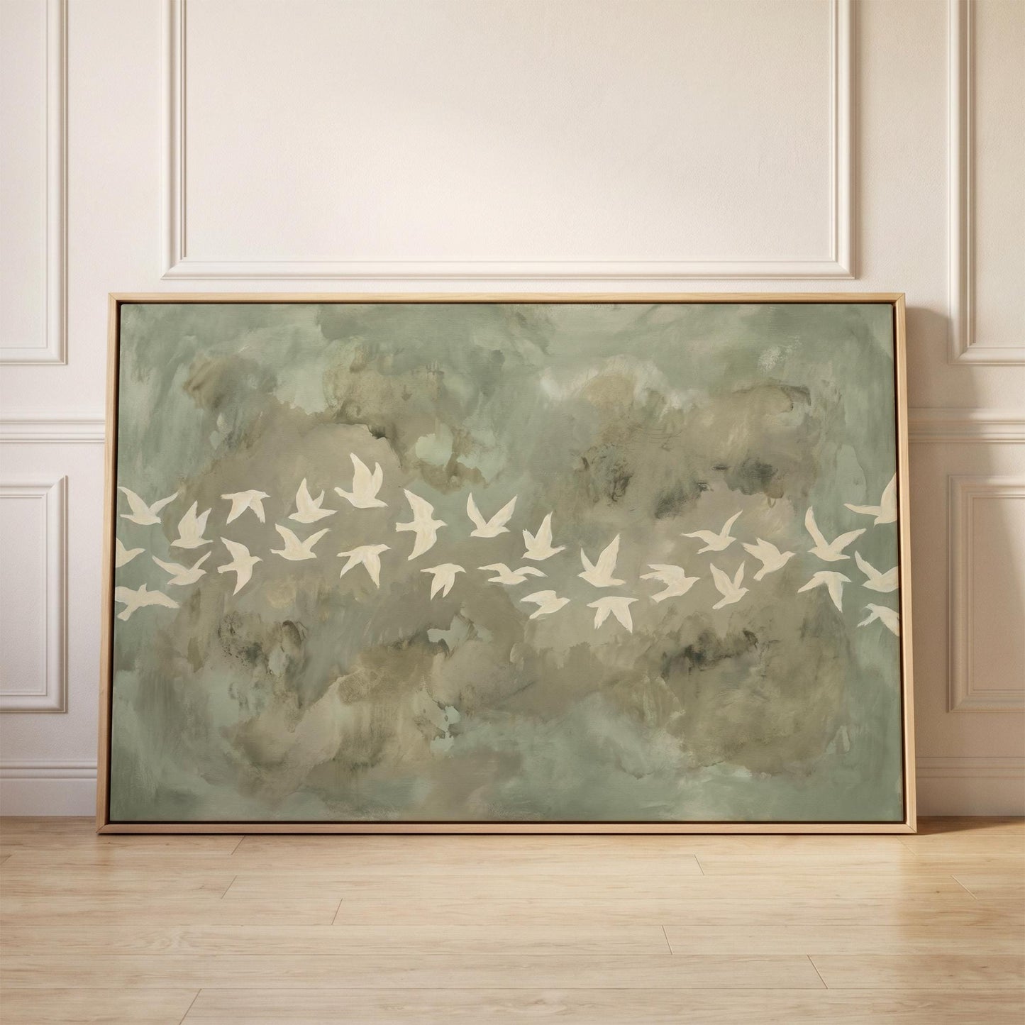 Birds in Flight Canvas Wall Art