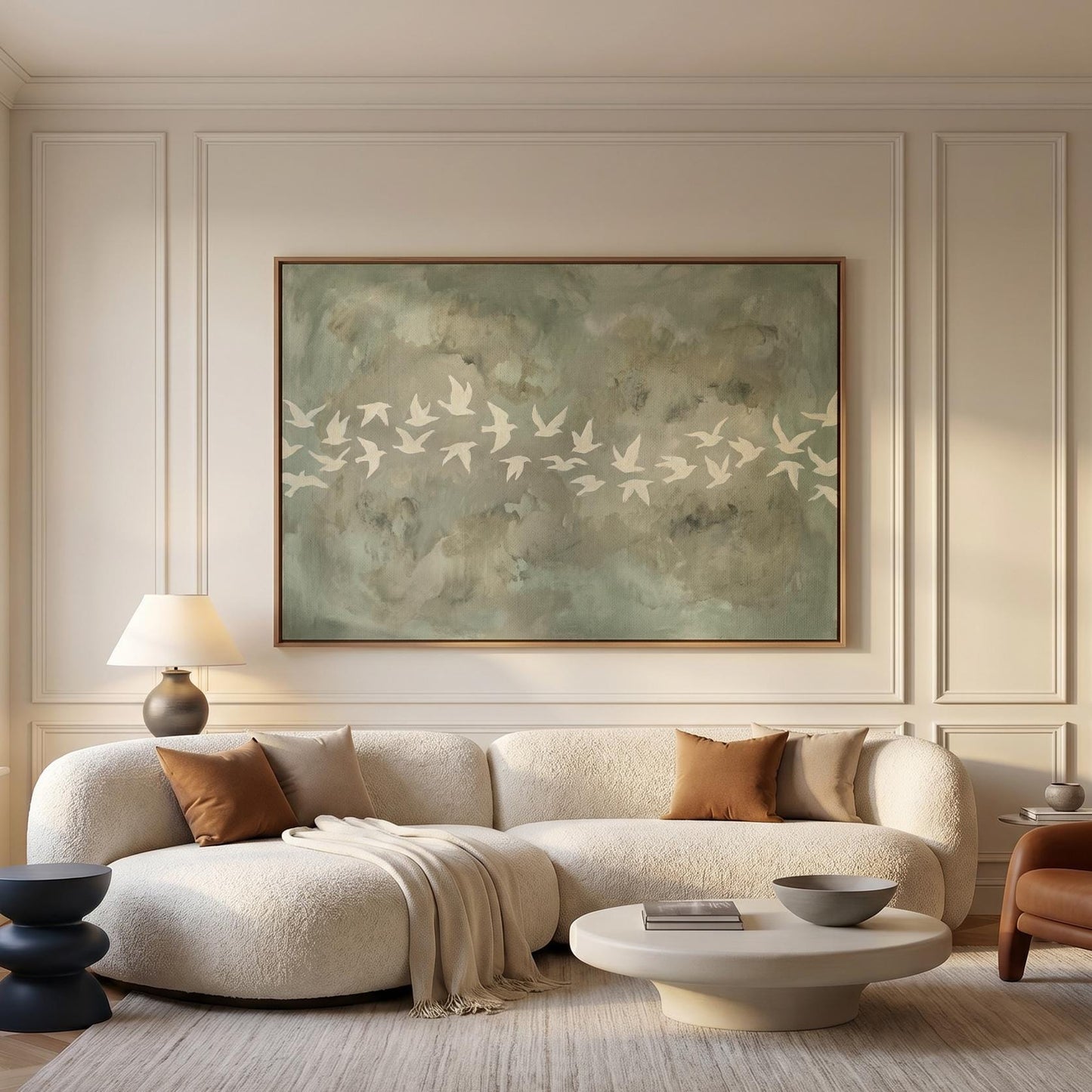 Birds in Flight Canvas Wall Art