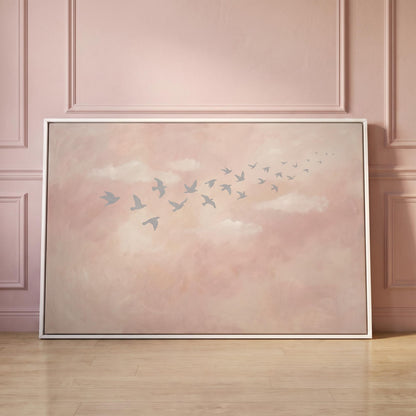Flying Birds Canvas Wall Art