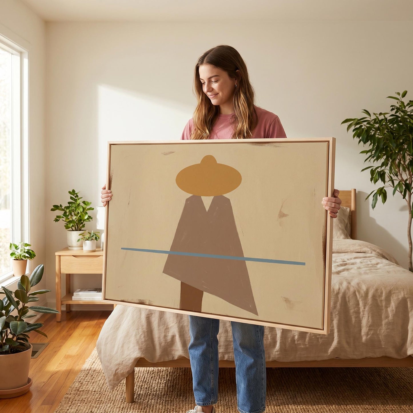 Abstract Figure Canvas Wall Art