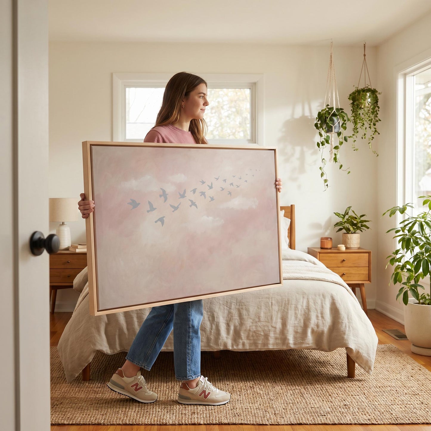 Flying Birds Canvas Wall Art