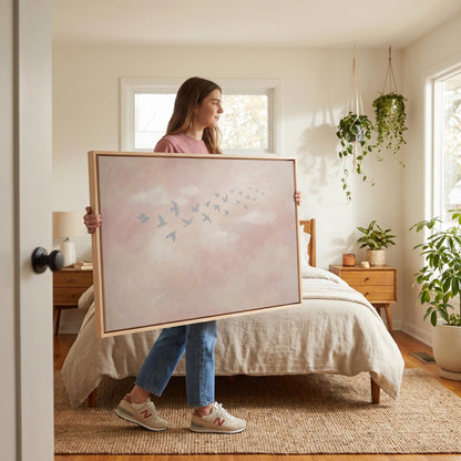 Flying Birds Canvas Wall Art
