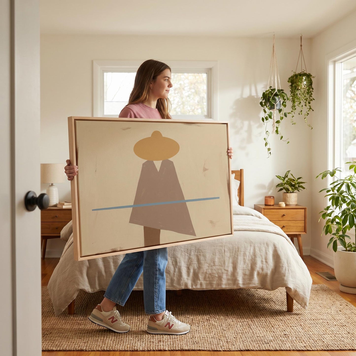 Abstract Figure Canvas Wall Art