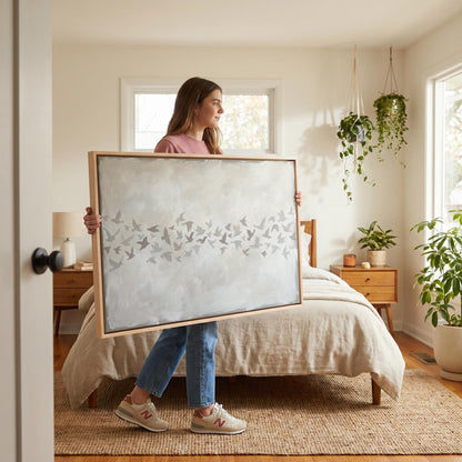 Birds in Flight Canvas Wall Art