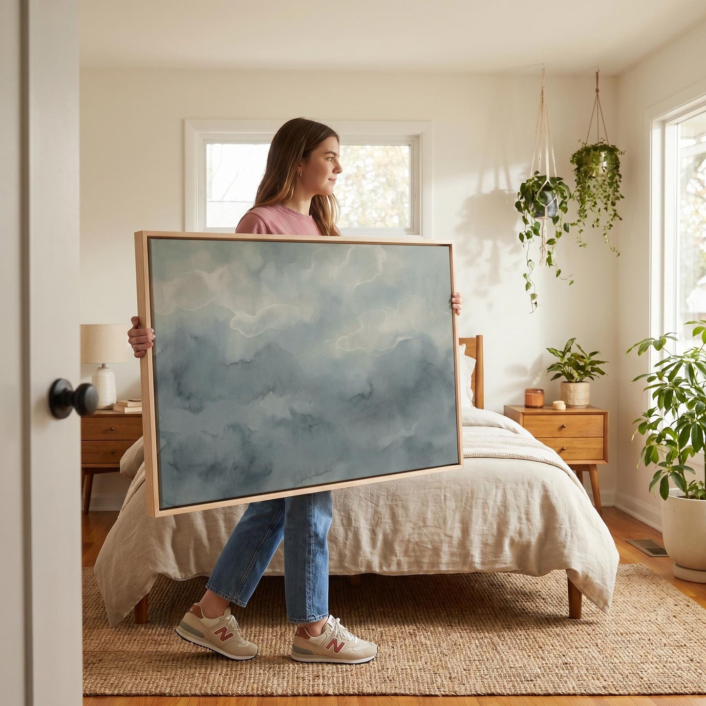 Abstract Cloud Sky Canvas Wall Art