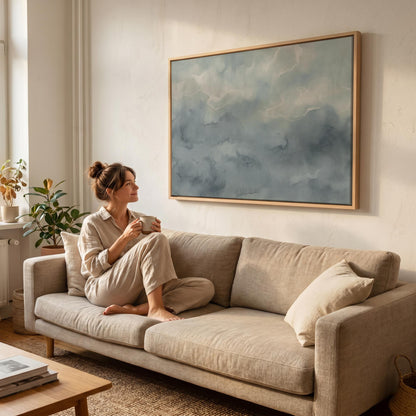 Abstract Cloud Sky Canvas Wall Art
