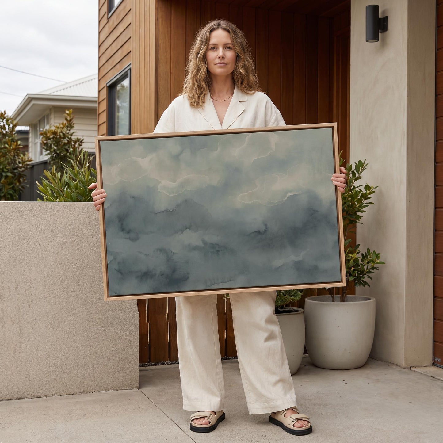 Abstract Cloud Sky Canvas Wall Art