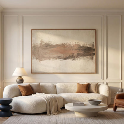 Abstract Brushstroke Canvas Wall Art
