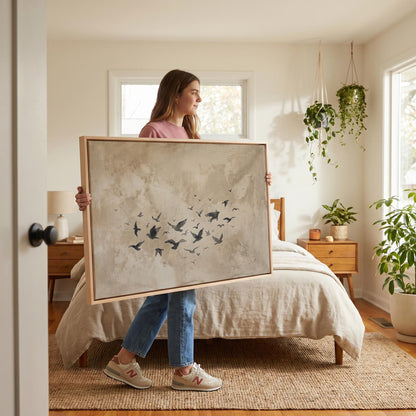 Flying Birds Canvas Wall Art