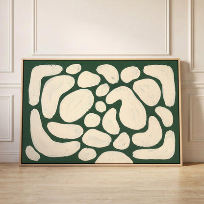 Abstract Organic Shapes Canvas Wall Art
