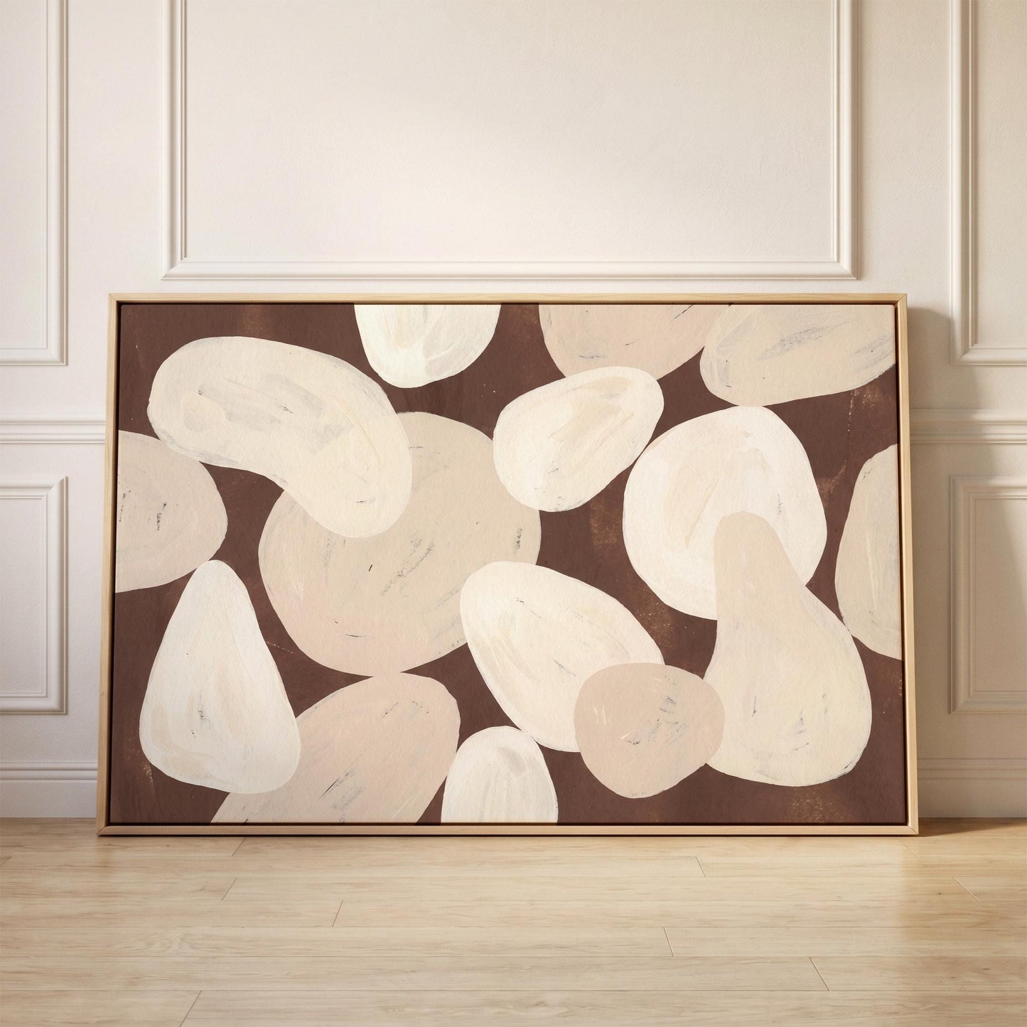 Abstract Organic Shapes Canvas Wall Art