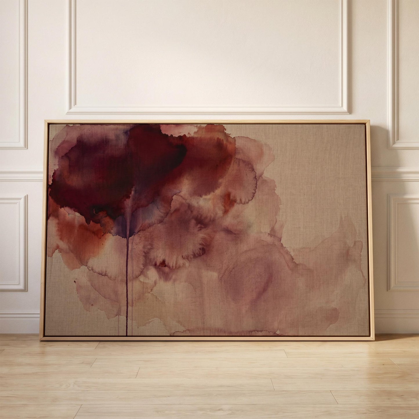 Abstract Flower Canvas Wall Art
